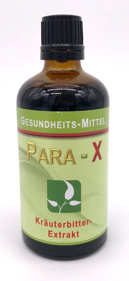 ParaX Parasitenbitter nach Hulda Clark - Parasitenkur 100 ml Braunglasflasche alkoholhaltig 40 % Vol