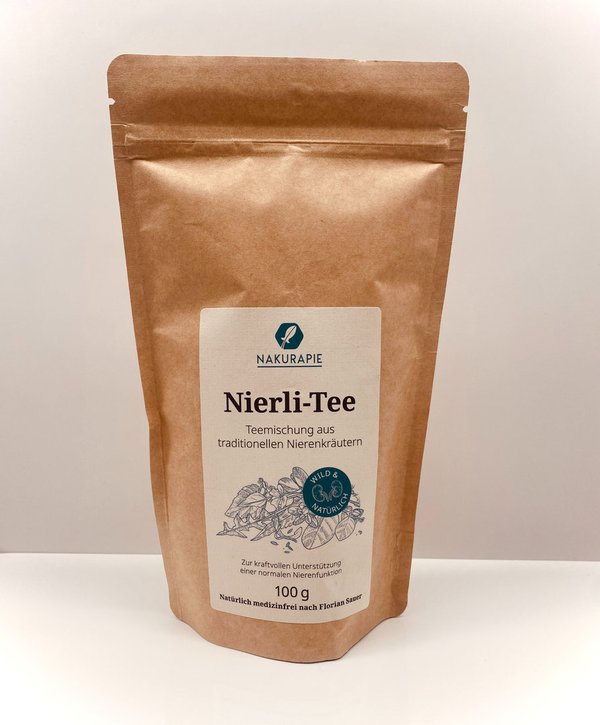 Nierli-Tee - Bio Nierentee nach Florian Sauer - traditionelle Kräuterteemischung 100g Wasserelement