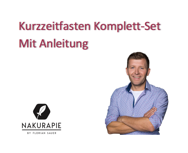 Kurzzeitfasten - Saftfasten & Entsäuerung - Komplettset - MIT Anleitungserfahrung nach Florian Sauer