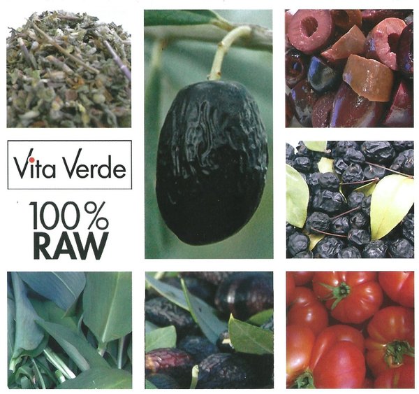 Vita Verde  Bio Oliven Classic Rohkostqualität mit wenig Salz 200 g
