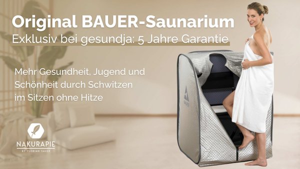 Bauer Saunarium Original Neu - Hyperthermie Therapie Infrarot C Vital-Tiefenwärme - Entgiftung