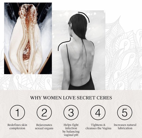 Secret Ceres Intimpflege / Mineral Stone Vaginal-Stab / Geschlechtshygiene / Libido Gleichgewicht