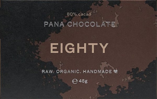 Pana Organic ~ Eighty 80% Rohkakao 45 g - Gourmet Rohkostqualität