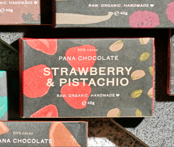 Pana Chocolate Erdbeere ~ Pistazie