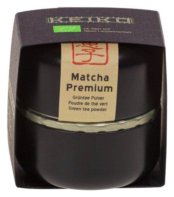 Keiko Bio Matcha Premium Grüntee Pulver aus Japan - 30 g für Matcha Latte