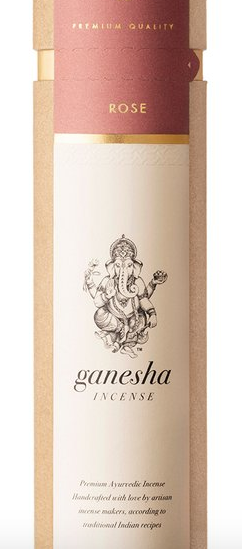 Rose Gold Räucherstäbchen ~ Premium Ganesha Incense 100 g