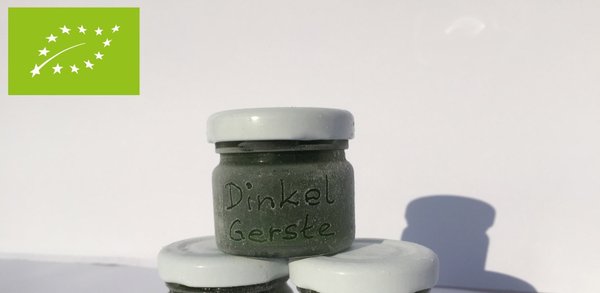 "Dinkelgras"  Rohsaft von Saftgras, 30 Gläschen á 28 ml in Rohkostqualität - Tiefkühlversand