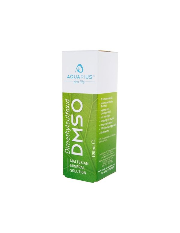 DMSO Dimethylsulfoxid 99,9% hochreiner Wirkverstärker - Aquarius pro life 100ml - Top Secret