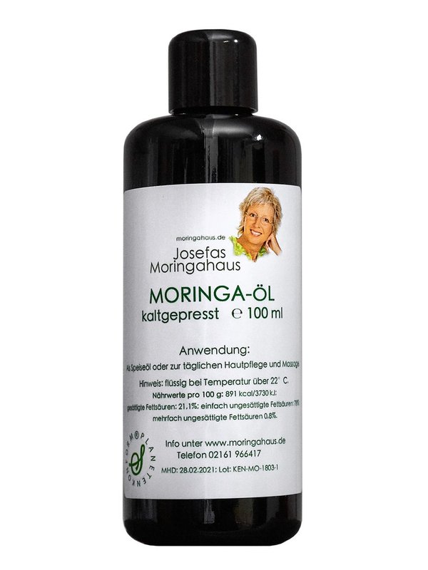 Moringa Öl in Rohkostqualität, Violettglas - Ernährungskosmetik