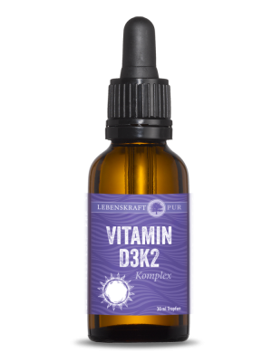 Lebenskraft Pur Vitamin D3 K2 Komplex 30ml Pipettenflasche