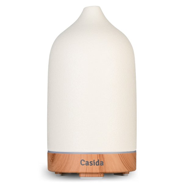 Edler Keramik Aroma Diffuser mit LED-Beleuchtung im eleganten Design von Casida