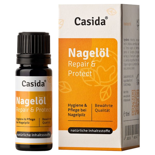 Nagelöl Repair & Protect von Casida - Bewährte, wirksame Pflege und Hygiene bei Nagelpilz 10ml