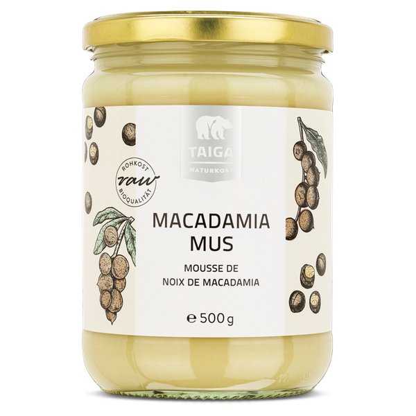 Macadamia-Mus, bio, Rohkost, von Taiga