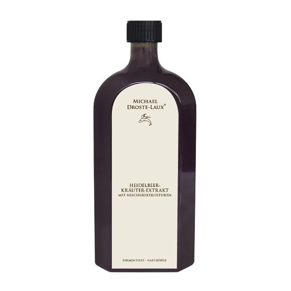 Heidelbeer-Kräuter-Extrakt  mit Milchsäurekulturen von Droste - Laux , 500ml