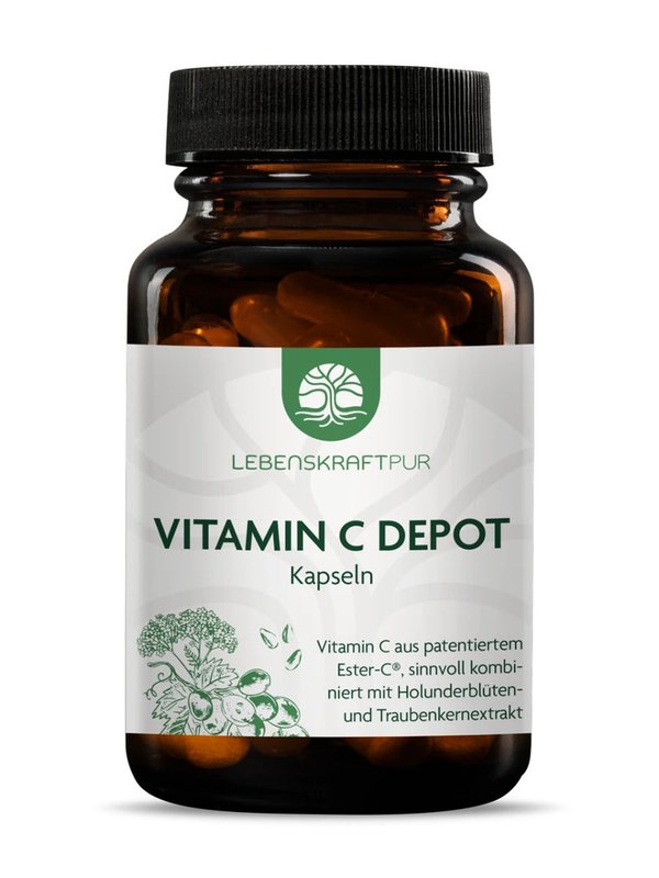 Lebenskraft Pur Vitamin C Depot Kapseln - 60 Kapseln