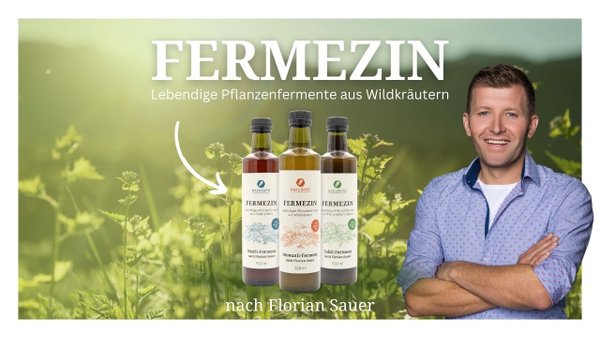 Fermezin Fermentationskur aus Wild- & Bitterkräutern - Enzymkur nach Florian Sauer / 5 Elemente