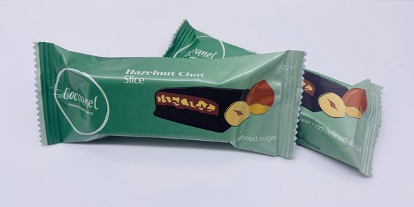 Riegel / Hazelnut - Haselnuss -  Choc Slice / 50g / Cocoanel